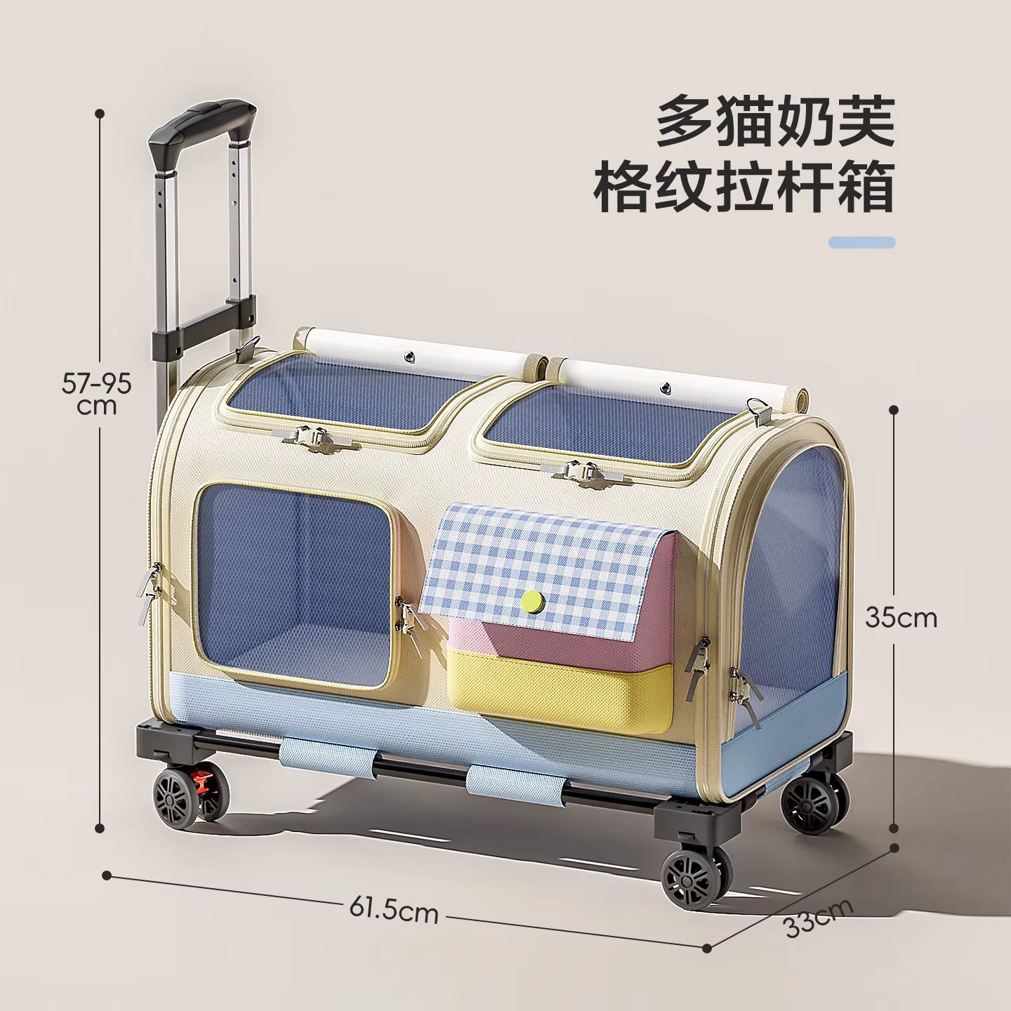 Bolsa de transporte para gatos portátil exterior gran capacidad