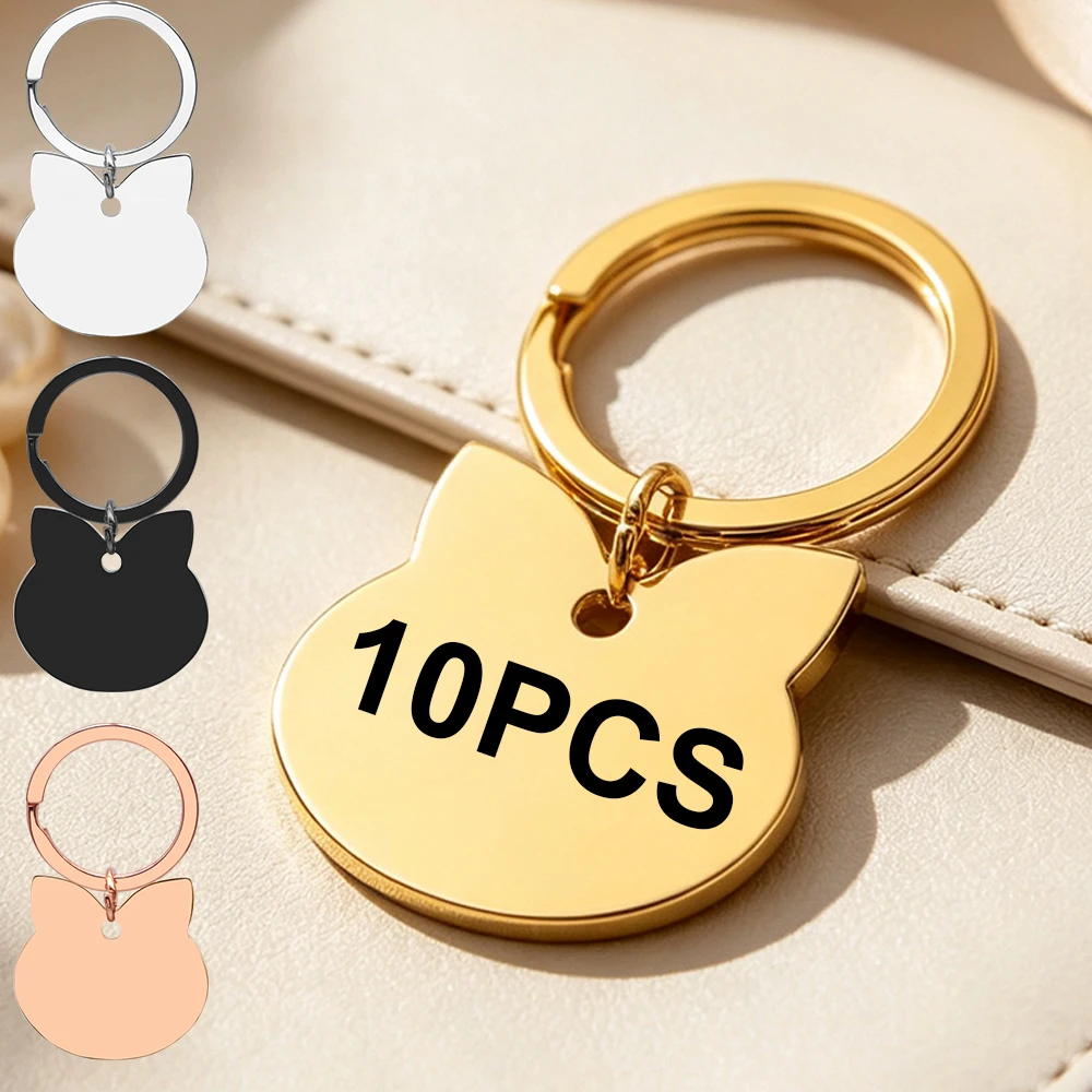 Placas identificativas grabables para gatos y perros – Set acero inoxidable - imagen 5