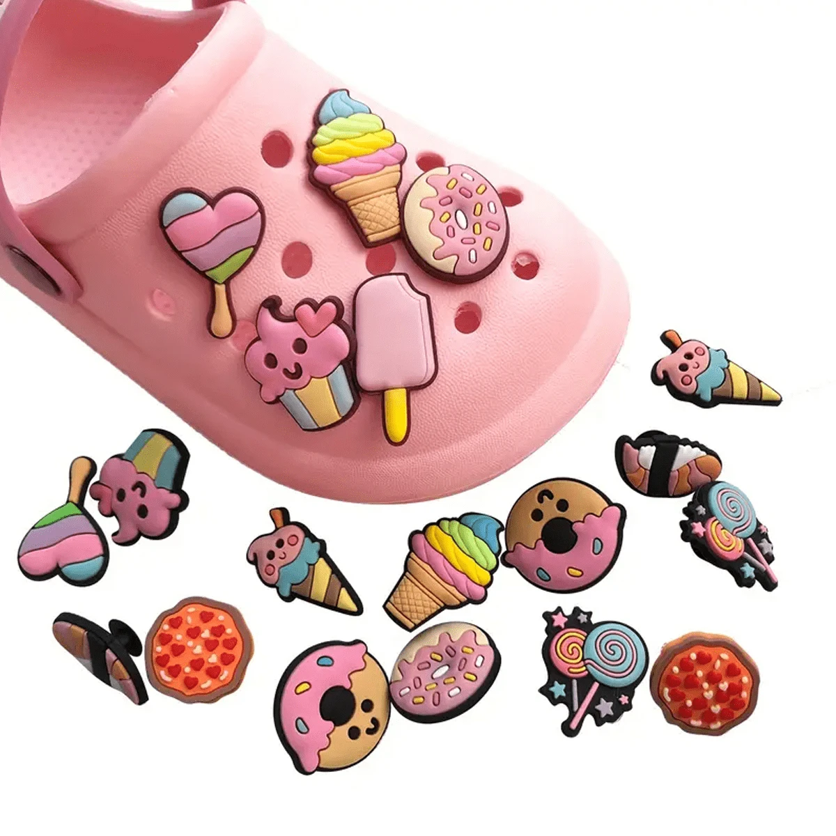 Decoraciones de dibujos animados para zapatos