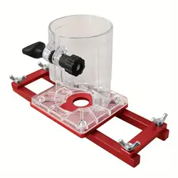 Guía de ranurado para router – soporte transparente para carpinteros