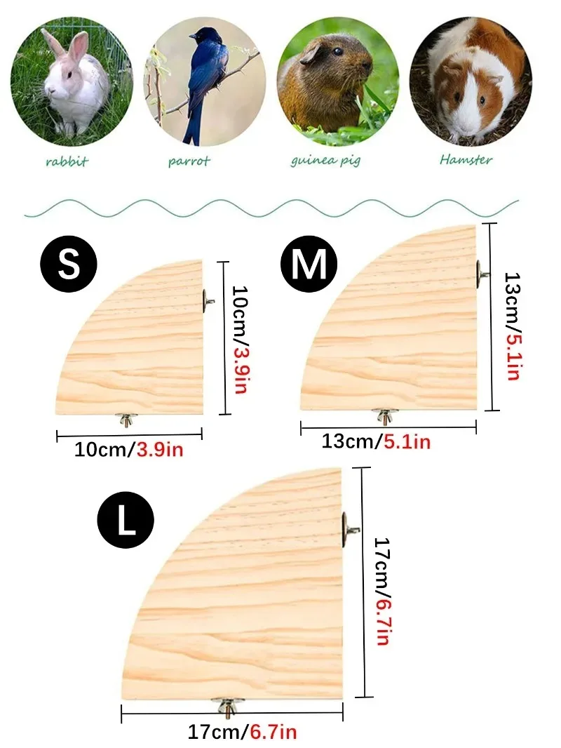 Soporte de madera para aves - Vista 3