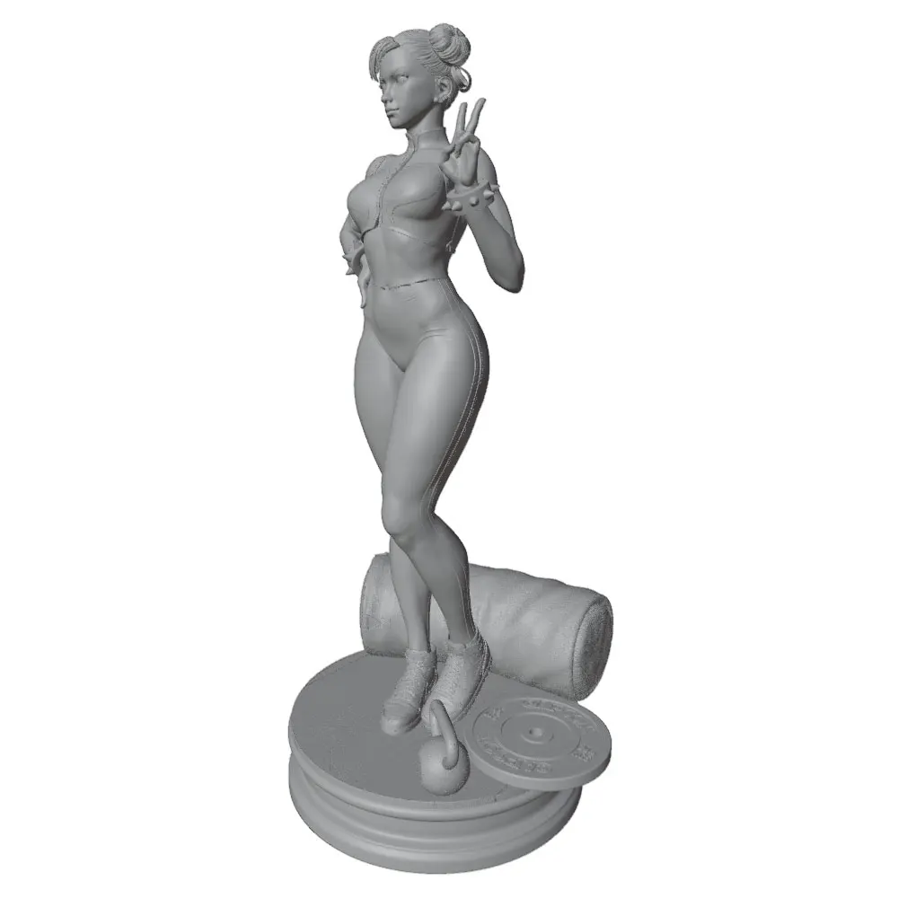 Figura DIY gris impresa en 3D para decorar hogar con gatos y perros - imagen 3