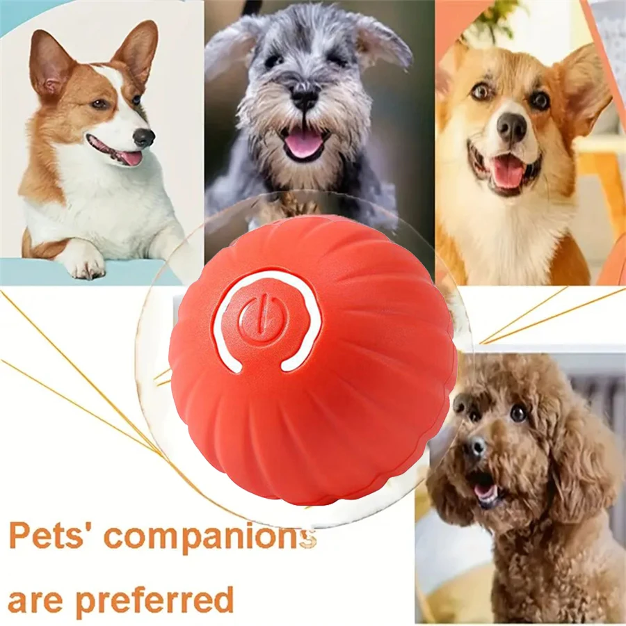 Pelota interactiva para perros – Juguete automático recargable por USB - imagen 5