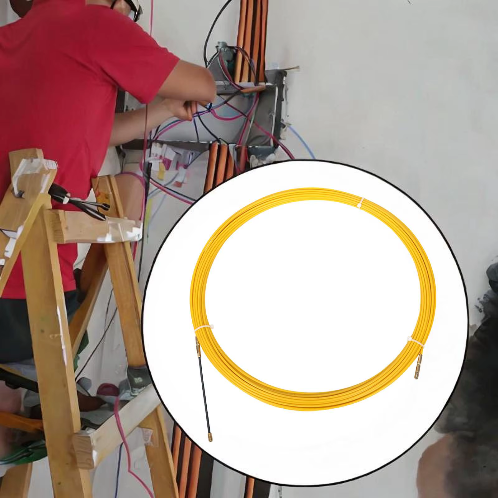 Tiracables eléctrico Kesoto para enhebrar cables en conductos