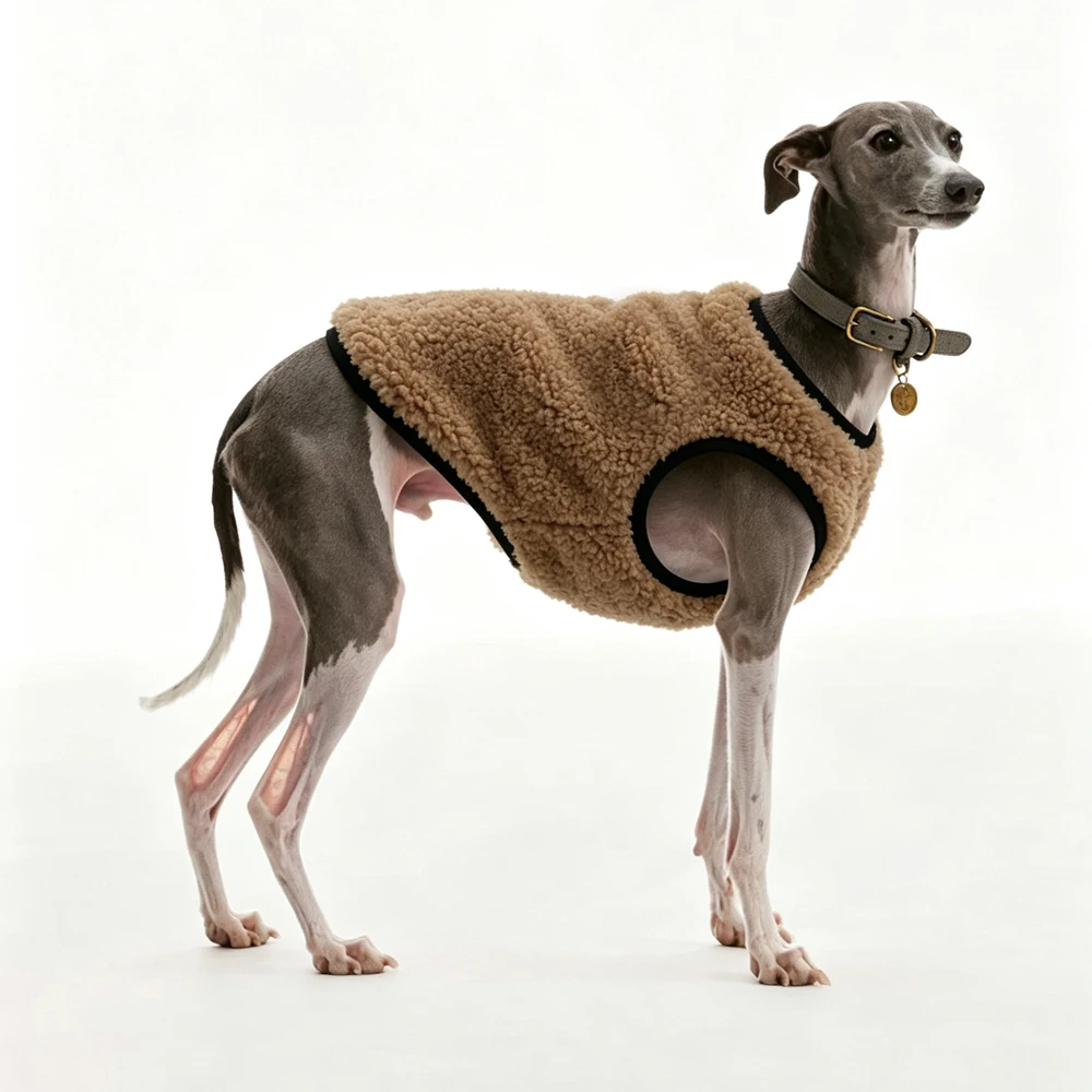 Mono abrigo polar para Galgo Italiano y Whippet – Ropa térmica perros