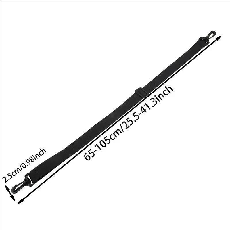 Correa bandolera ajustable para bolso de gato y perro, negro