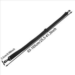 Correa bandolera ajustable para bolso de gato y perro, negro