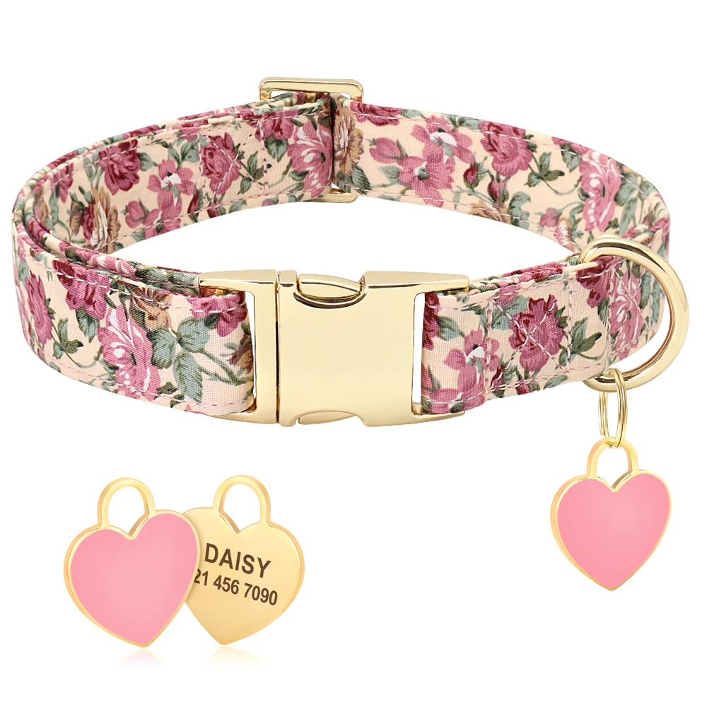 Collar de nailon con placa personalizada para perro – Ajustable y cómodo - imagen 3