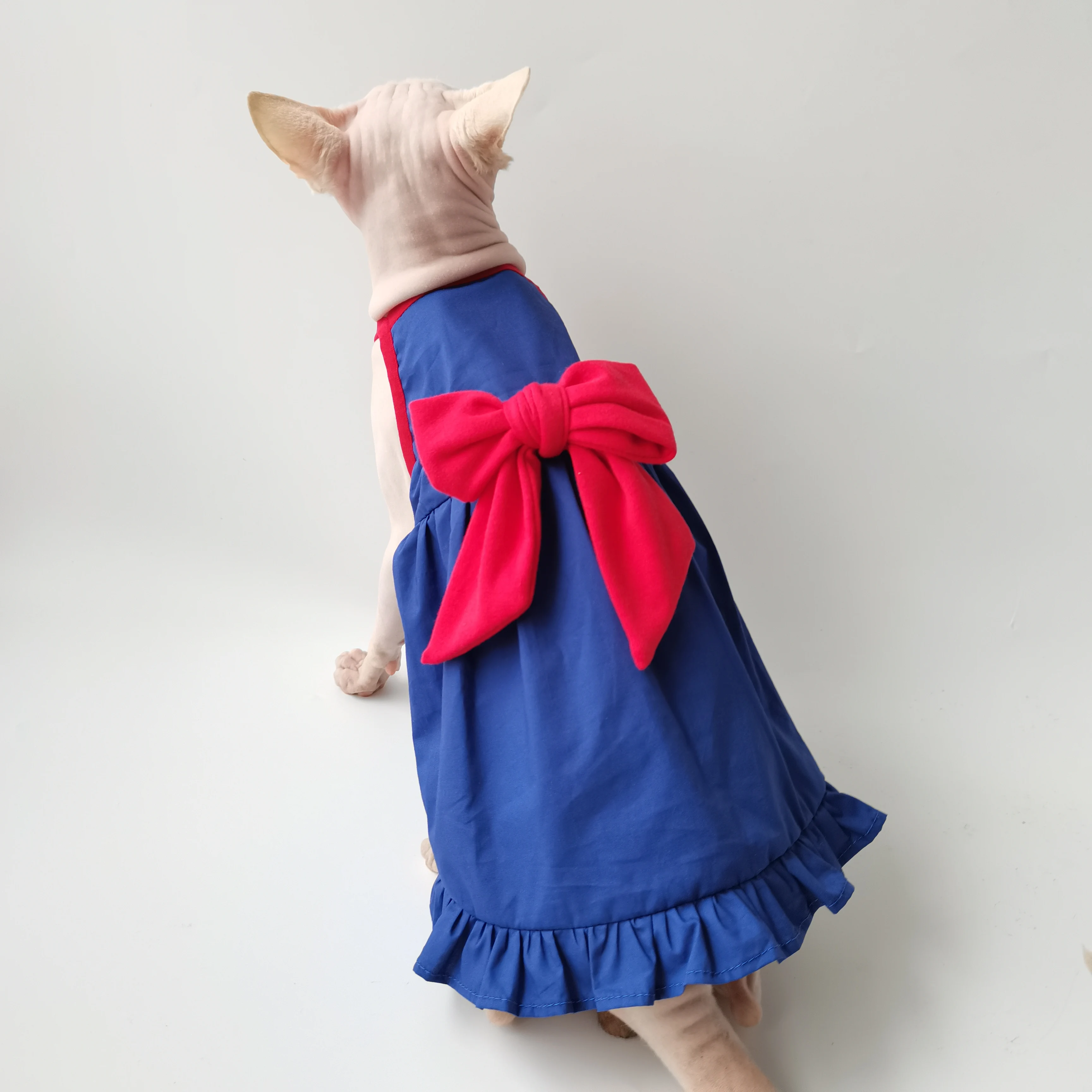 Estilo del vestido para gatitos