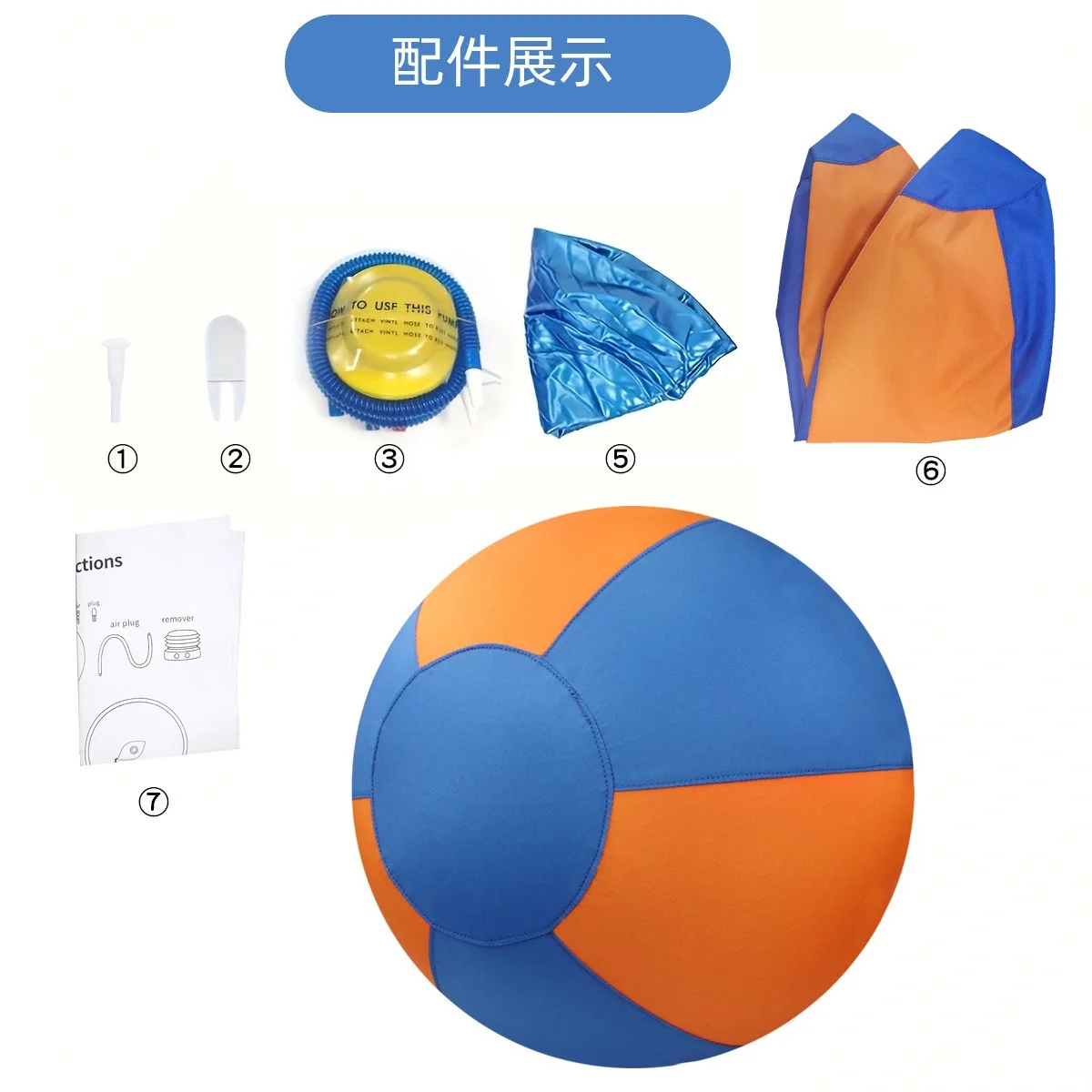 Pelota inflable para exteriores en diferentes tallas