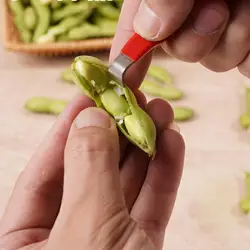 Removedor de cáscaras de guisantes de acero inoxidable – Utensilio de cocina compacto