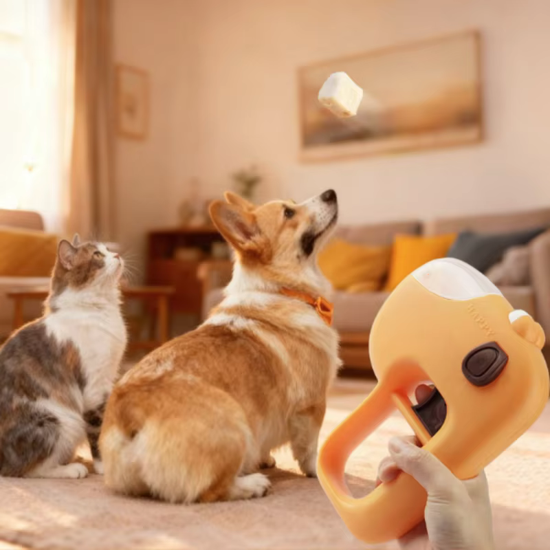 Lanzador de Snacks para Perros y Gatos – Juguete Interactivo Dispensador - imagen 3