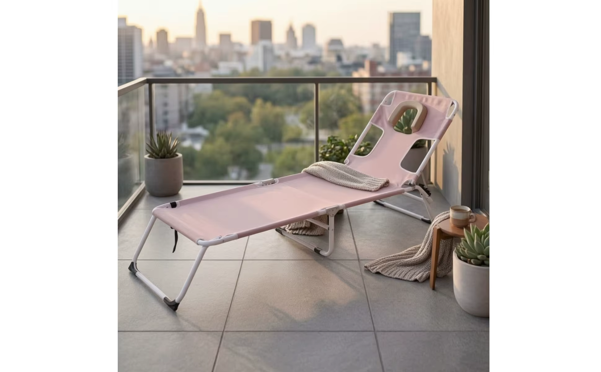 Estructura resistente de acero y diseño plegable compacto
