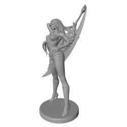 Figura de Anime a Escala 1/24 en Resina – Kit Miniatura DIY Sin Pintar