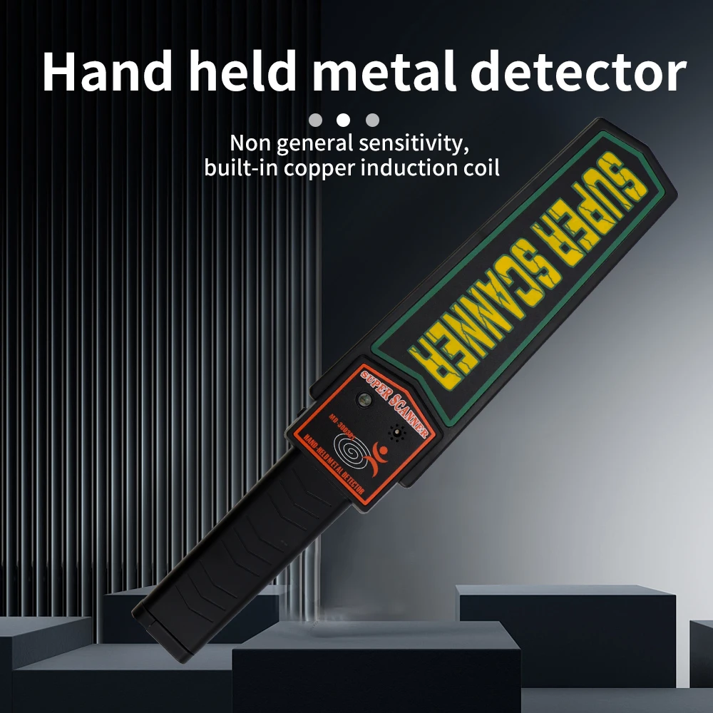 Detector de metales portátil MD3003B1 en uso
