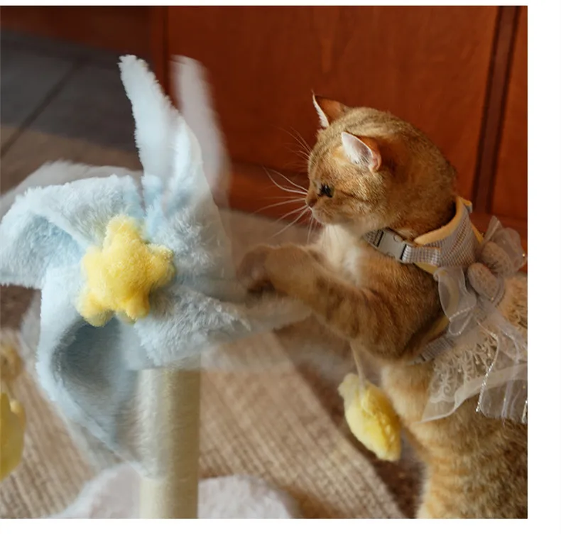 Torre para gatos concolumna de sisal y plataforma