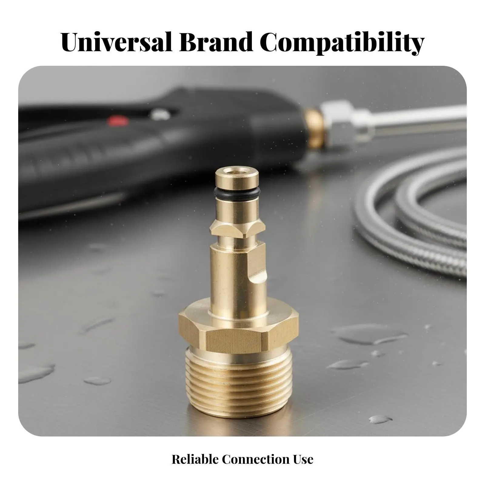 Adaptador conexión rápida a presión M22, junta estanca para mascotas - imagen 3