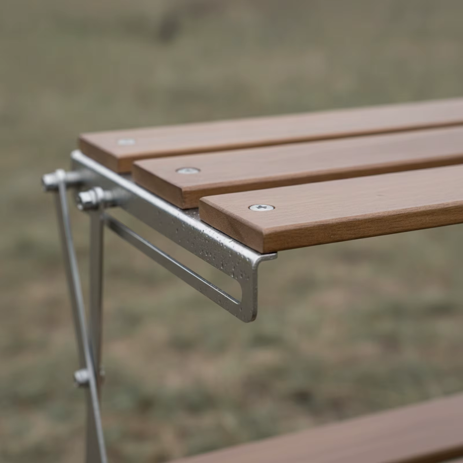 Estantería plegable portátil de dos niveles para camping - imagen 2