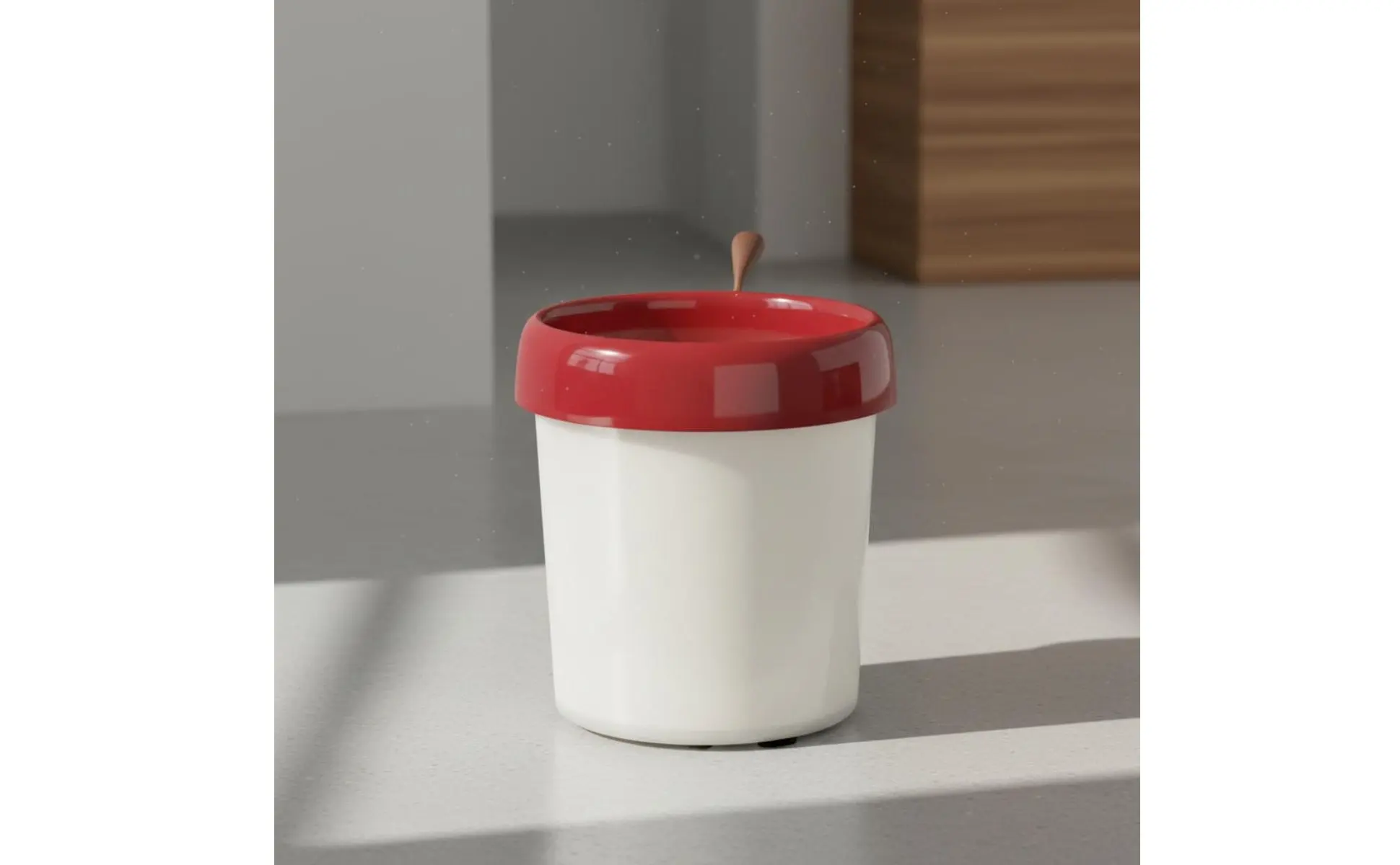 Cubo con ruedas para moverlo sin esfuerzo