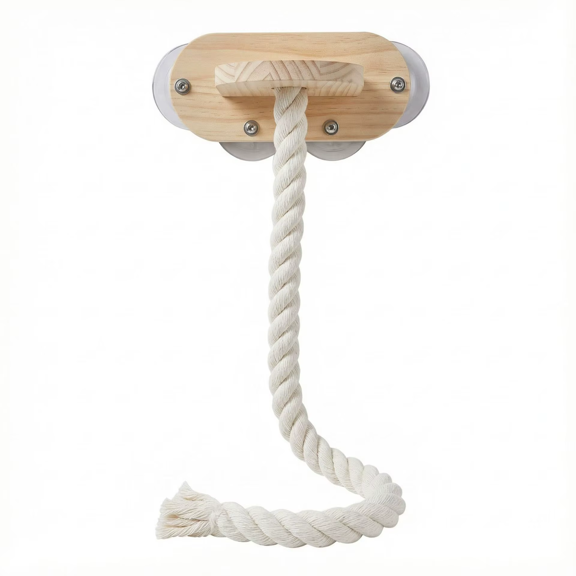 Rascador para gatos de pared con cuerda y nido colgante - imagen 3