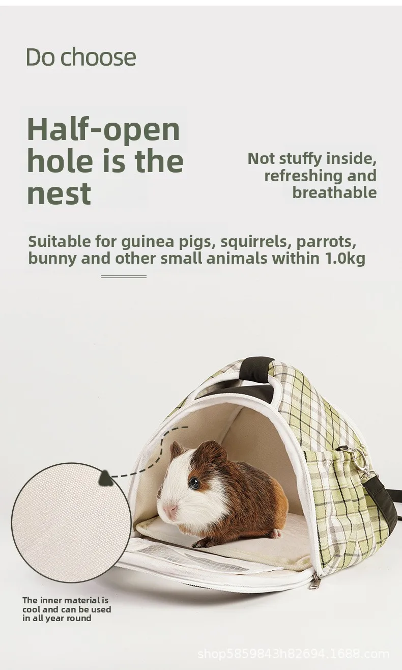 Mochila plegable transpirable para gatos y perros pequeños