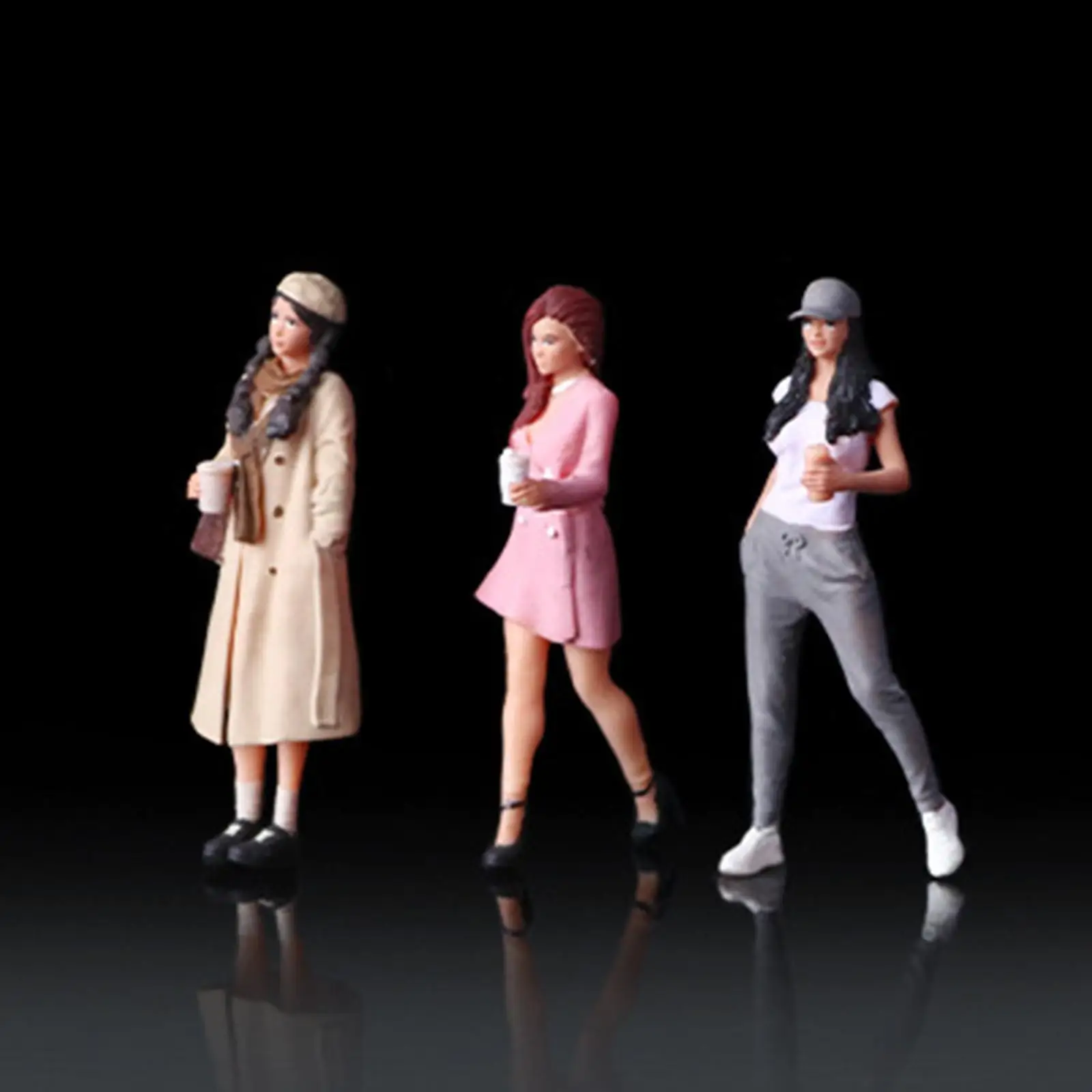 Figuras miniatura para maquetas, manualidades y dioramas decorativos - imagen 2