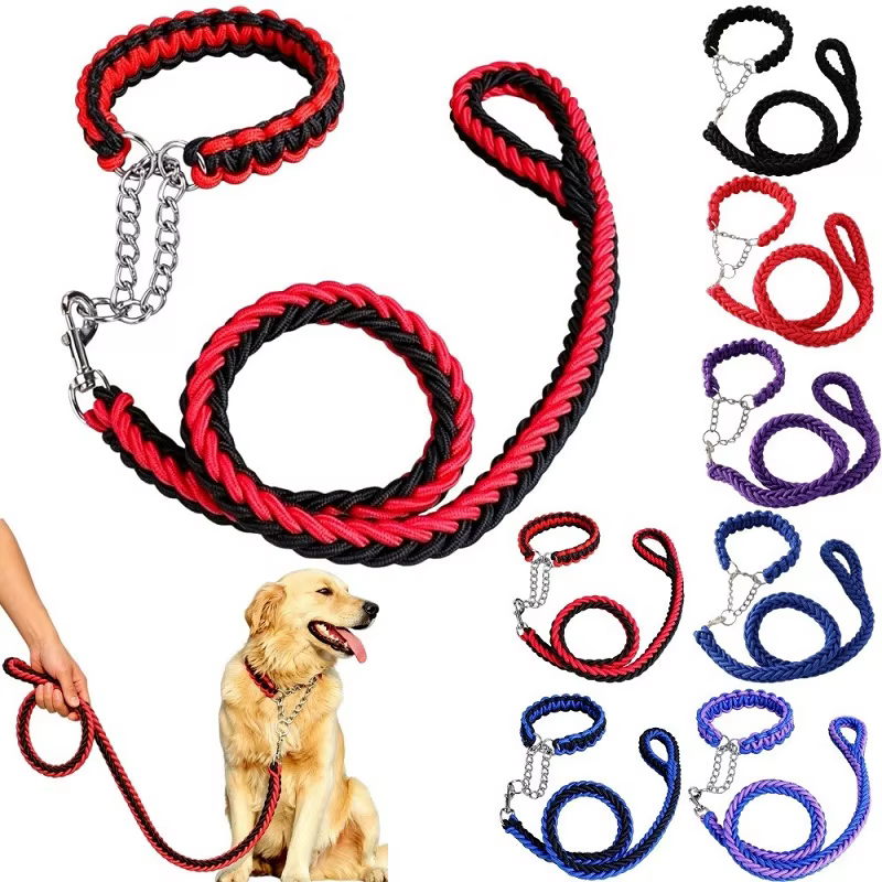 Correa trenzada resistente para perro – Collar y juguete para todas las razas - imagen 3