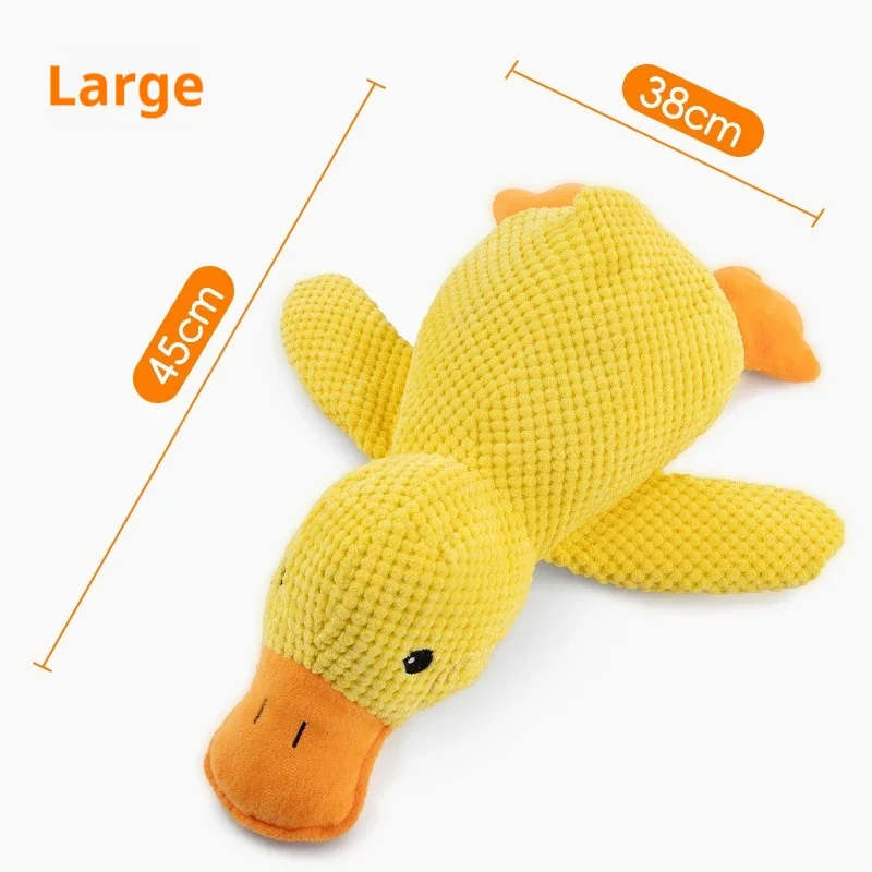 Pato amarillo con sonido para perros