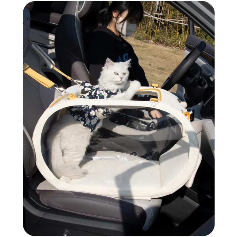 Carrito de transporte con ruedas y bolsa plegable para gatos y perros - imagen 3