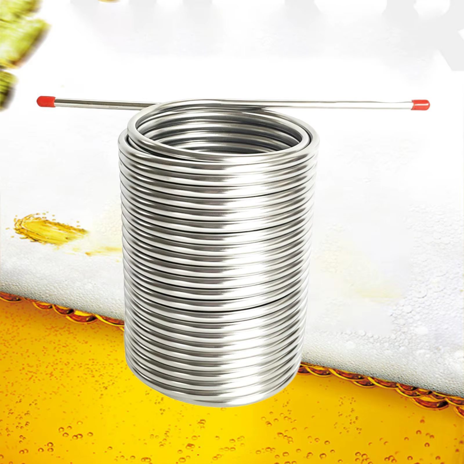 Tubo inmersión acero inoxidable alimenticio para bricolaje y cerveza - imagen 2