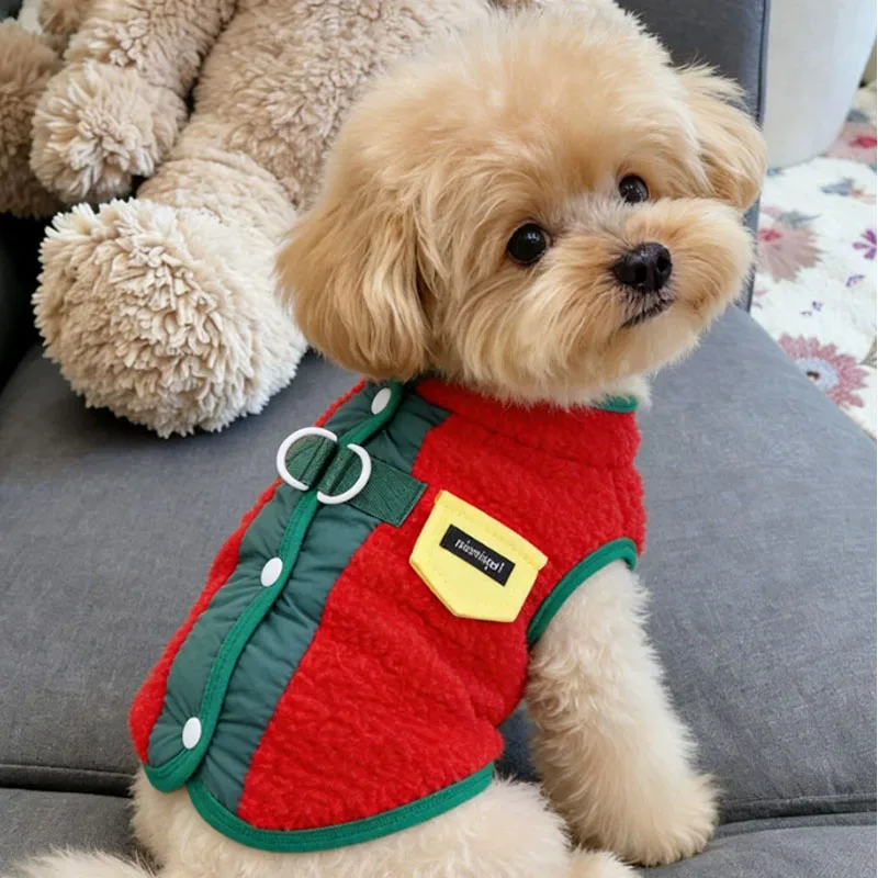 Chaleco polar cálido para perros pequeños y cachorros - imagen 3