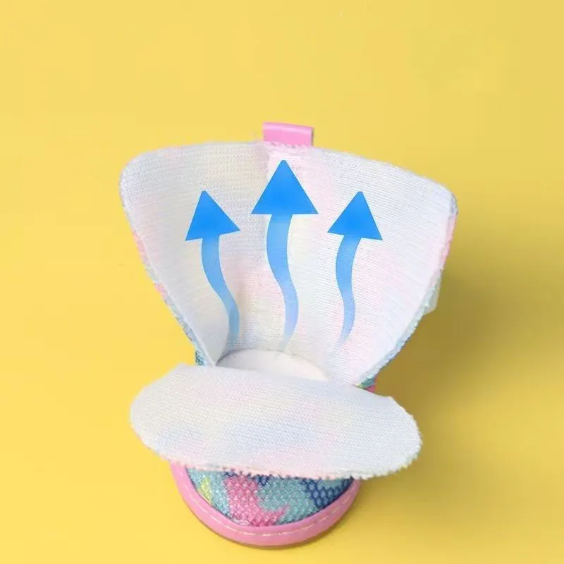 Zapatos de verano antideslizantes de malla para perros y gatos - imagen 3