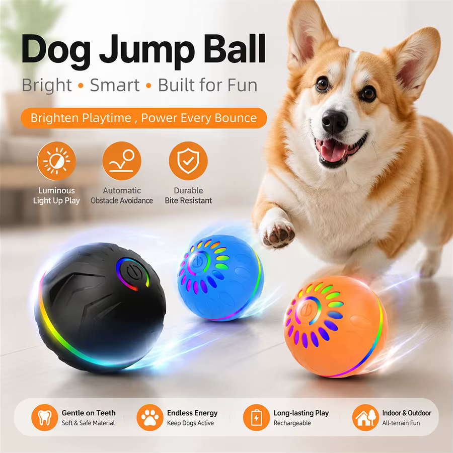 Pelota electrónica para juego automático en suelo