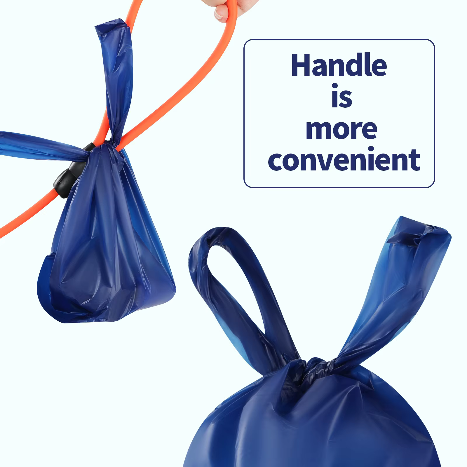 Dispensador de bolsas para heces portátil de perros y gatos