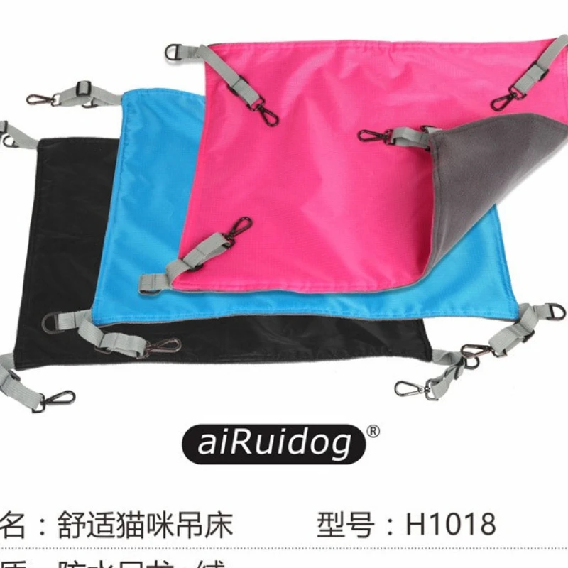 Hamaca colgante ajustable para gatos con cama lavable - imagen 5