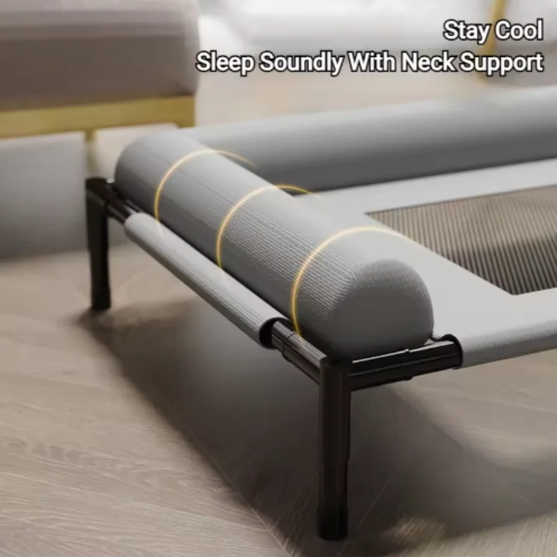 Cama refrescante para perros con almohada, malla transpirable y lavable - imagen 5