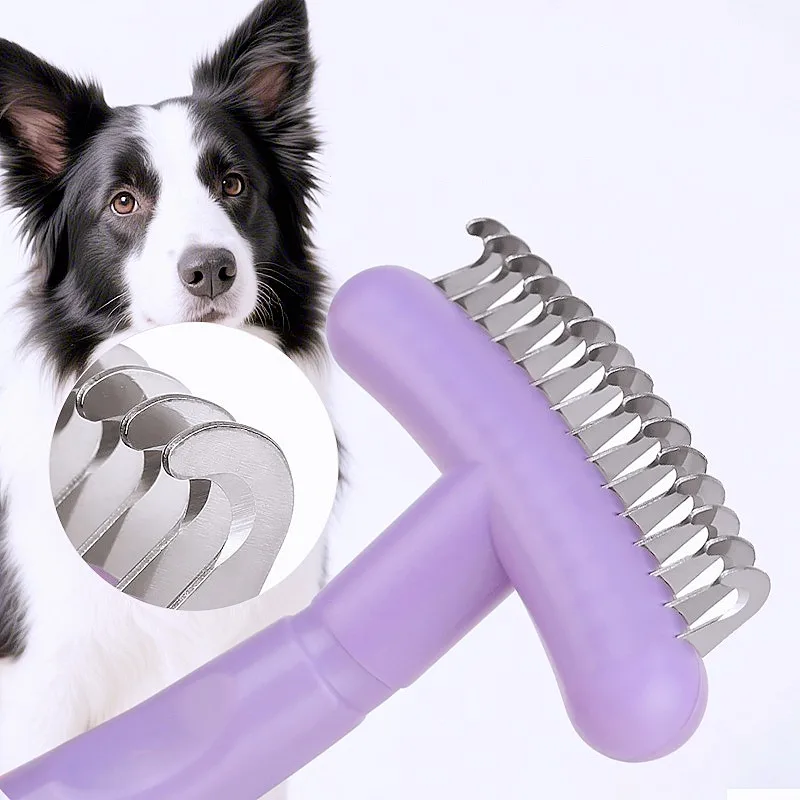 Peine desenredante y cepillo de masaje para gatos y perros - imagen 3
