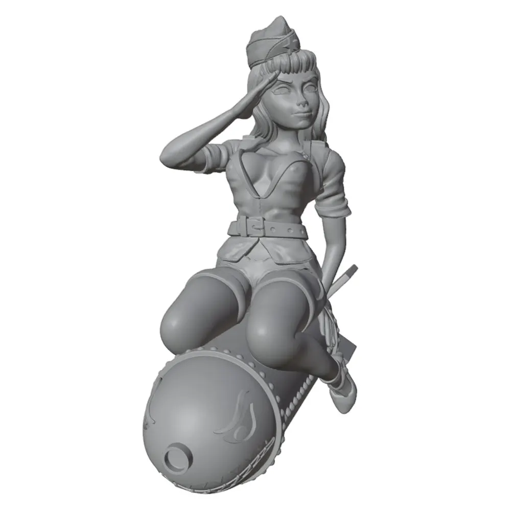 Figura de resina en miniatura sin pintar para juegos de rol