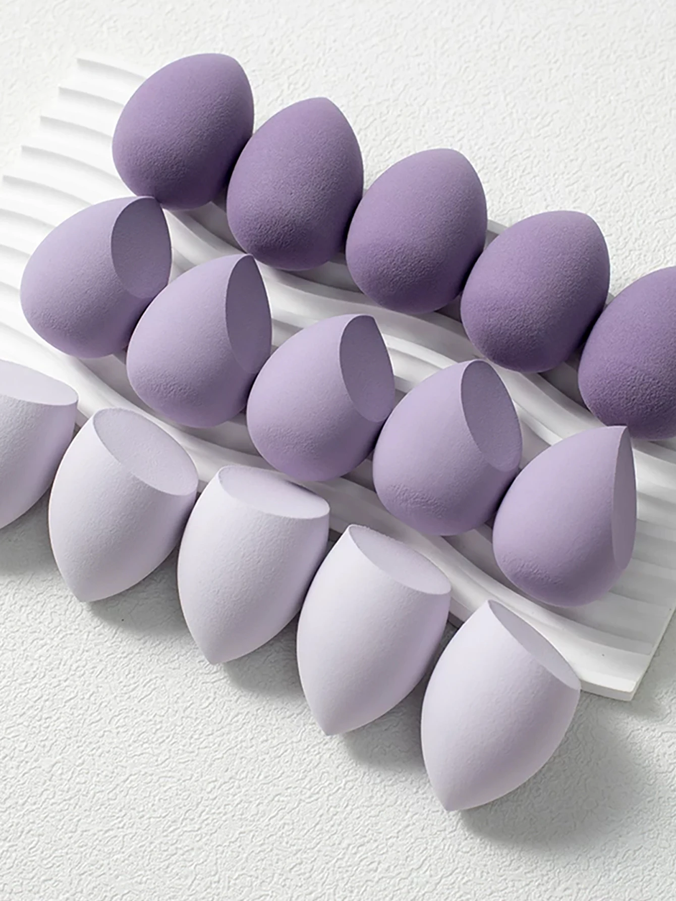 Esponjas coloridas maquillaje lágrima sin látex uso seco y húmedo - imagen 3