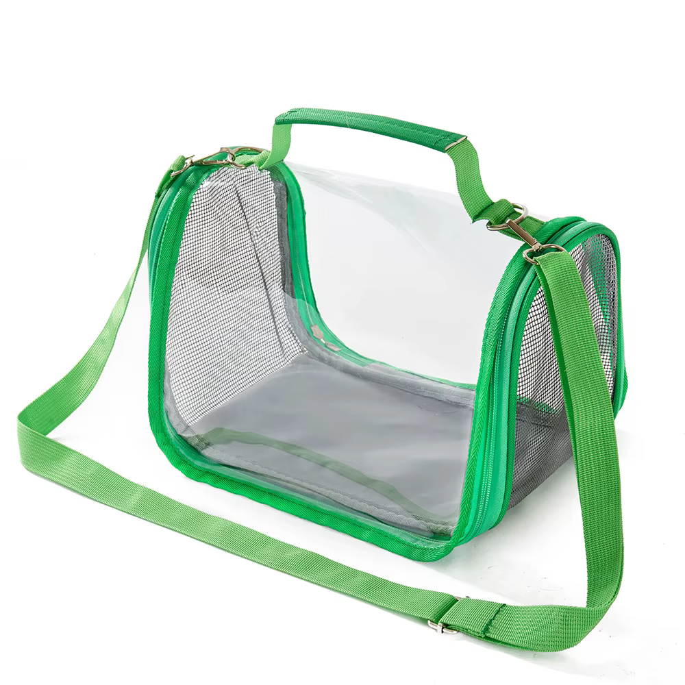 Bolsa de transporte transparente para pájaros y mascotas pequeñas - imagen 4