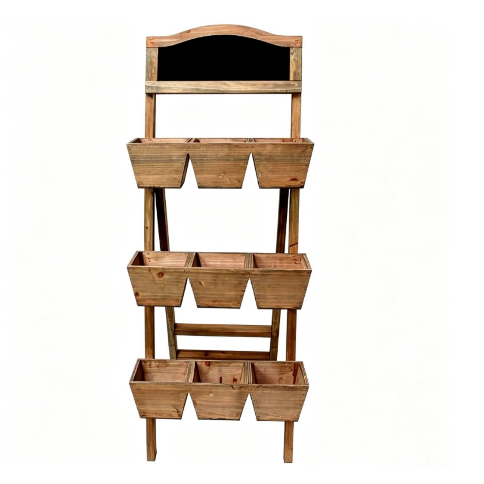 Estante de madera rústico para gatos y perros, soporte para flores - imagen 3