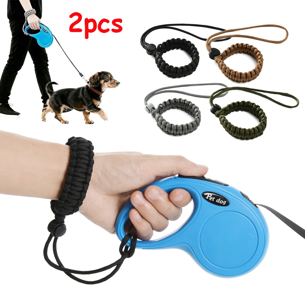 Correa retráctil anticaídas de nailon para perros, gatos y Yorkshire - imagen 5
