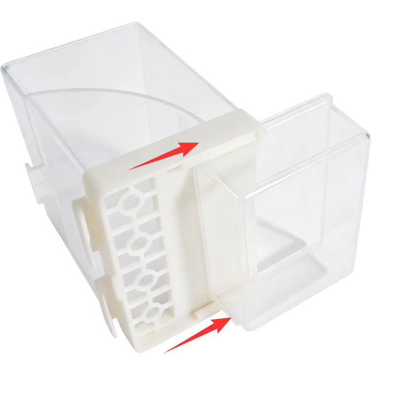 Comedero automático desmontable para loros y canarios, con bebedero - imagen 4