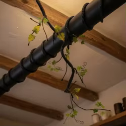 Guirnalda de hiedra artificial para decorar gatos y perros