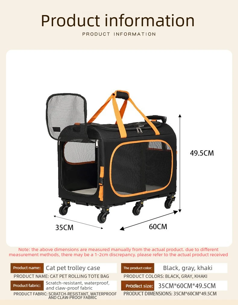 Detalle del mecanismo de cierre y la funda interior extraíble del carrito para mascotas