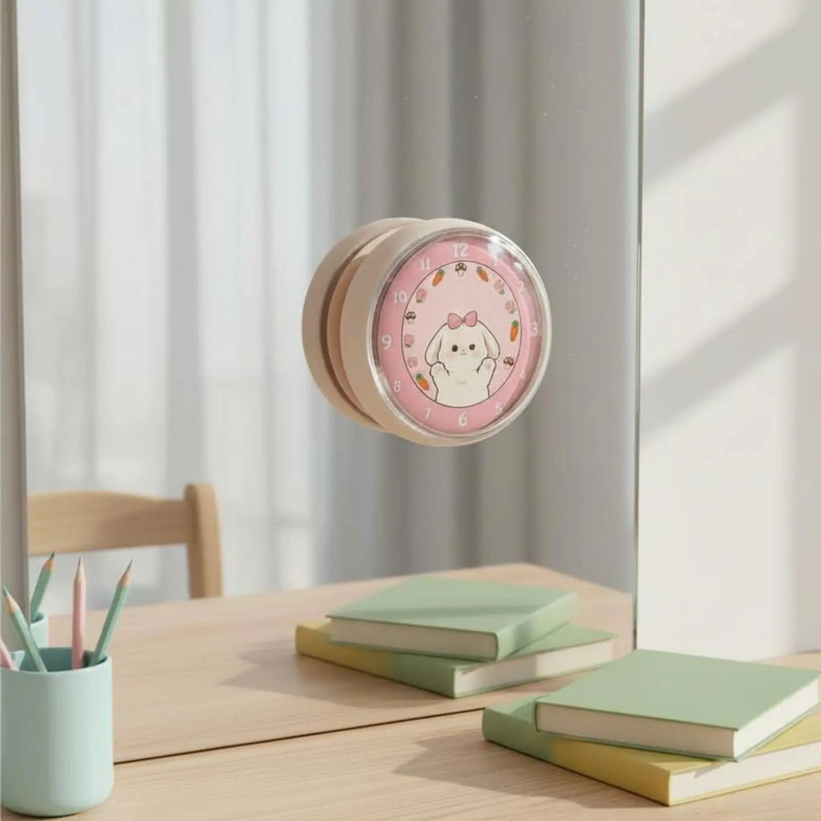 Reloj de ducha con ventosa impermeable conejito para gatos y perros - imagen 4