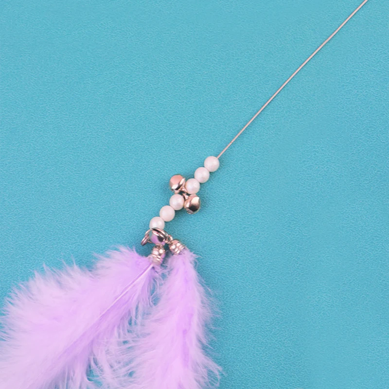 Detalle de plumas de colores