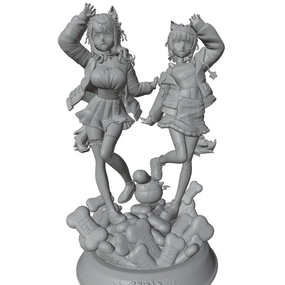 Kit resina figura chica 1/24 75mm sin montar ni pintar - imagen 2