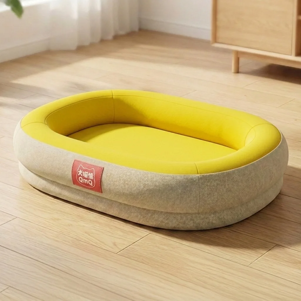 Colchoneta impermeable y antimordidas para perros con funda lavable - imagen 3