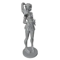 Miniatura figura decorativa de resina gris para gatos y perros